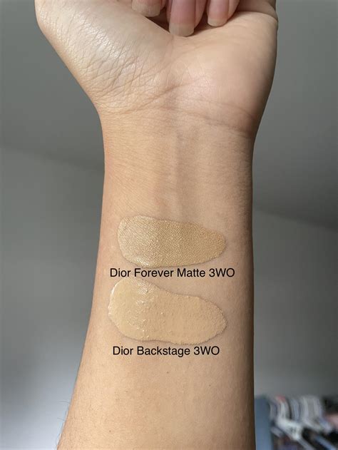 dior backstage foundation 2wo vs 3wo|dior foundation for face.